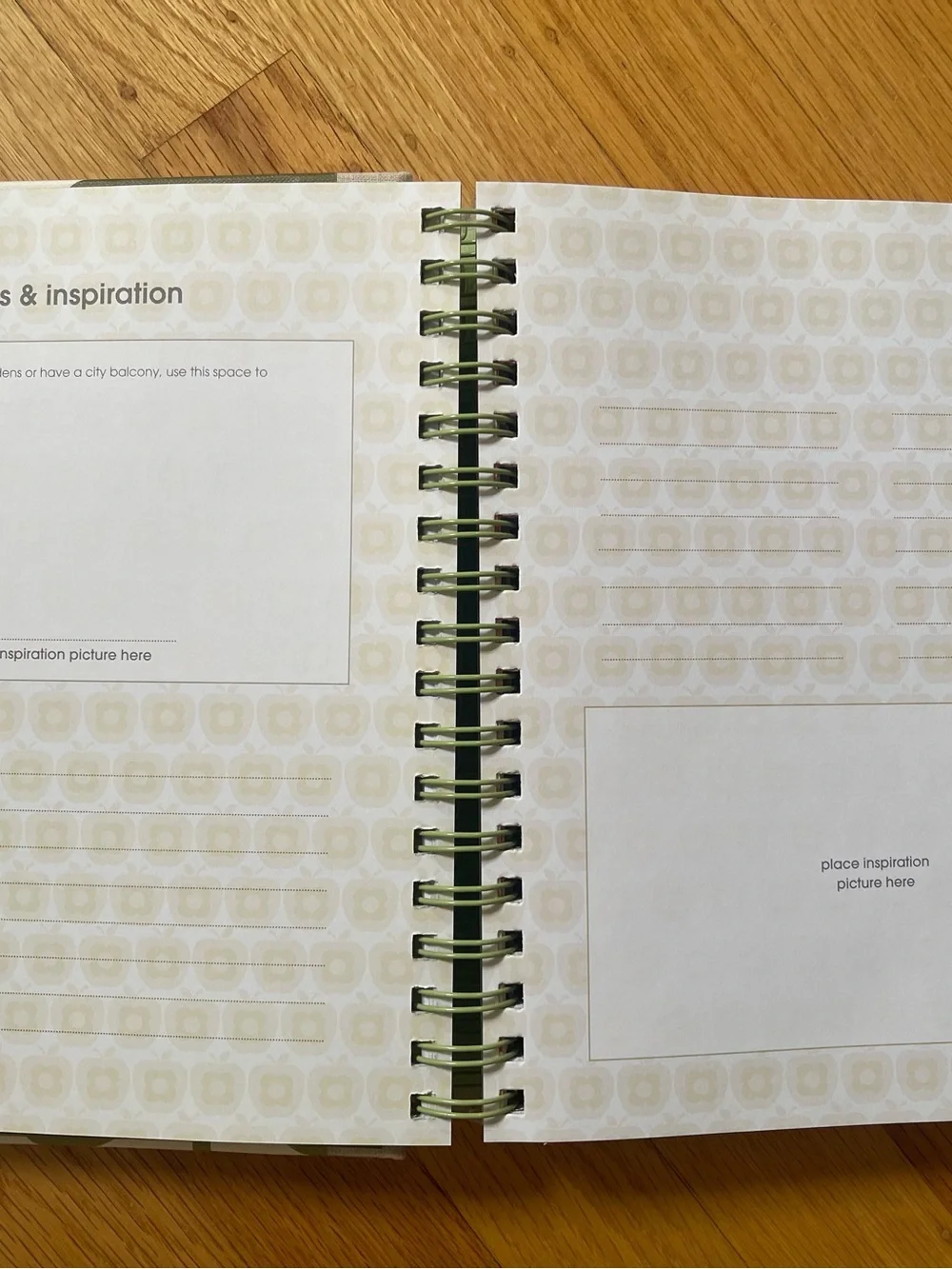 Rare Orla Kiely Green Gardening Journal - Hardcover - Unused